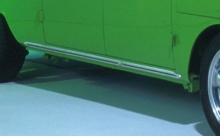 VW T1 Schwellerleisten mit schwarzem Infill